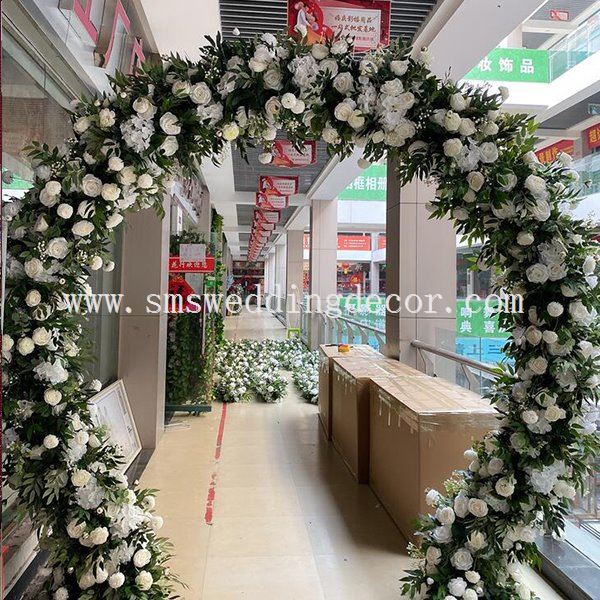 fake flower arch