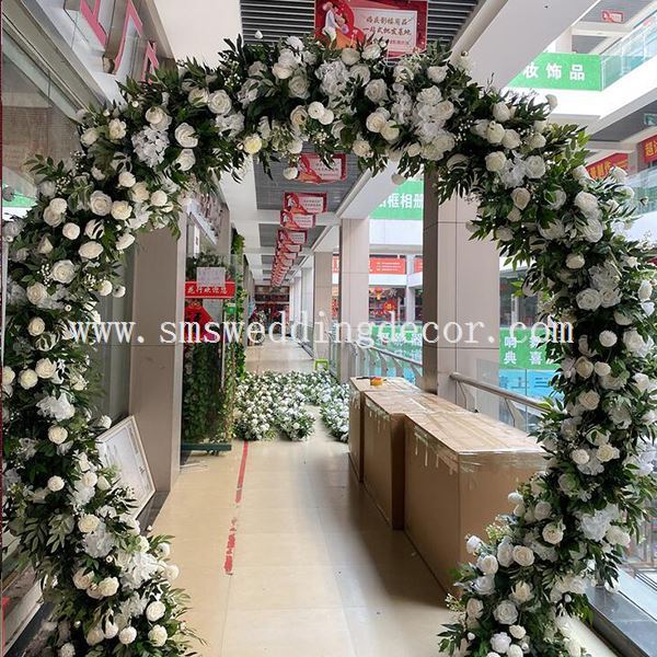 fake flower arch