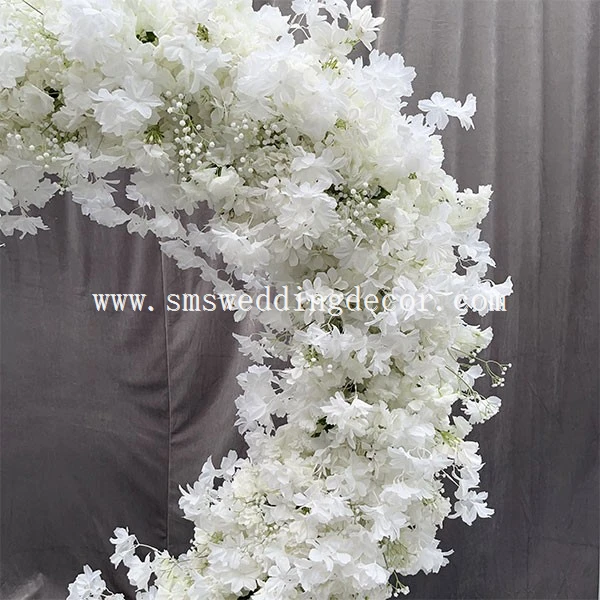 wedding arch heart shaped